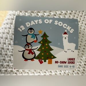 12 Days of Socks - Festive No-Show Socks